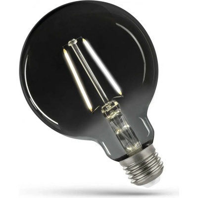 Toolight LED žiarovka neutrálna biela E27 230V 4,5W, dymové sklo, OSW-01128