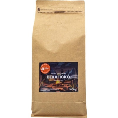 Káva na cesty Dekafíčko zrnková 1 kg