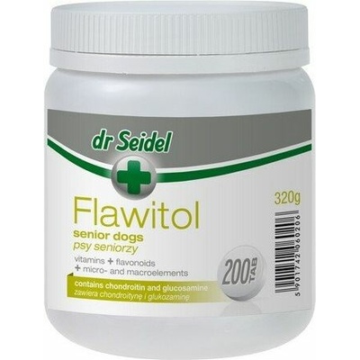 Dr. Seidel Flawitol pre starsieho psa 200 tabliet