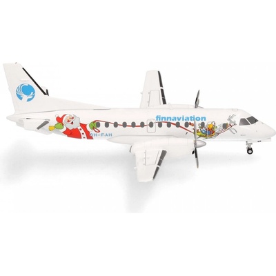Herpa Saab 340B Finnaviation Santa Claus Colors 1:200