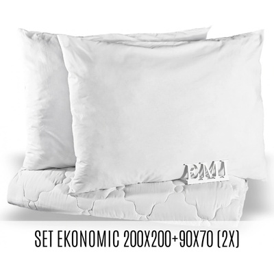 EMI Set manželské přikrývky a polštářů Ekonomic 200x200 2x70x90 – Hledejceny.cz