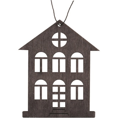 Domek dřevěný 10 x 12 x 0,3 cm černý Anděl Přerov s.r.o. – Hledejceny.cz