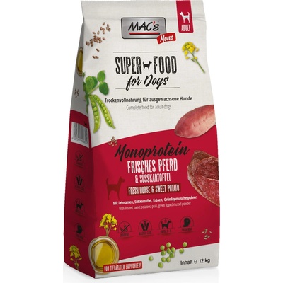 Dry MACS Dog MONO KOŇSKÉ 2 x 12 kg