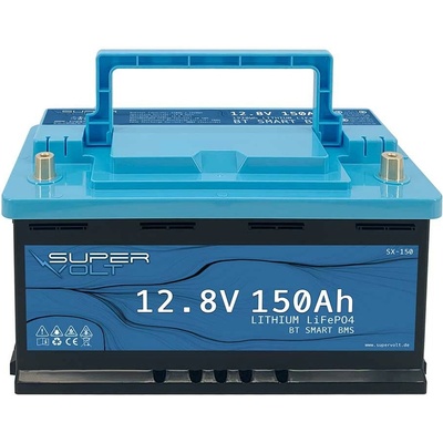 Supervolt LiFePO4 150Ah 12,8V lithiová baterie SV150A12