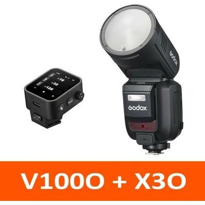 Godox V100 O pro Olympus/Panasonic s řídící jednotkou X3 TTL HSS