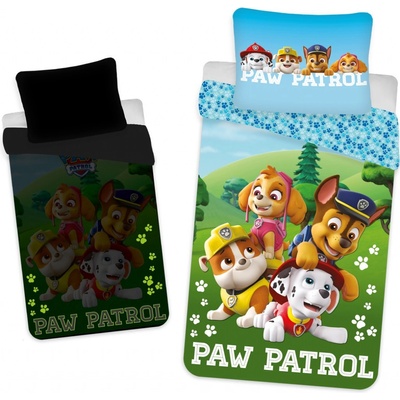 Jerry Fabrics obliečky Paw Patrol 203 svítící efekt 140x200 70x90