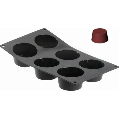 de Buyer silikon forma mufinky 7,2x3cm