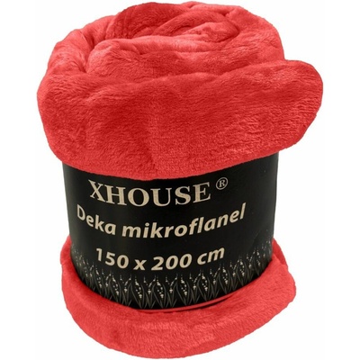 Bazyl.cz Mikroflanelová deka Lososová 150x200