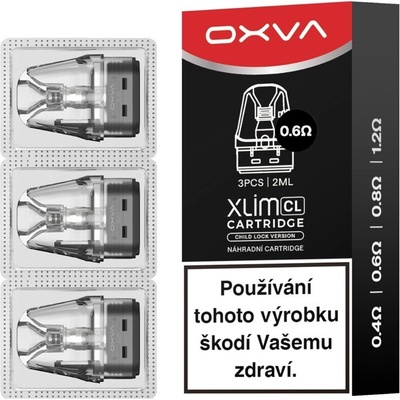 OXVA Xlim V3 CL Top Fill cartridge odpor 0,6ohm 3ks