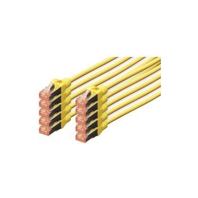 Digitus DK-1644-010-Y-10 RJ45, CAT 6, S/FTP, 1m, žlutý