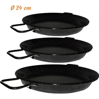 Garcima Smaltovaná paella panvica 24 cm
