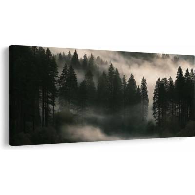 Dovido Obraz ranní opar nad lesem - 120x60