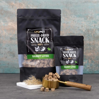 Lyopet Freeze Dried Snack Rabbit Liver 100 g