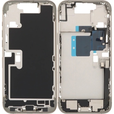 Apple iPhone 16 Pro Max - Střední Rám + Tlačítka Zapnutí, Hlasitosti a Kamery (Natural Titanium), Natural Titanium
