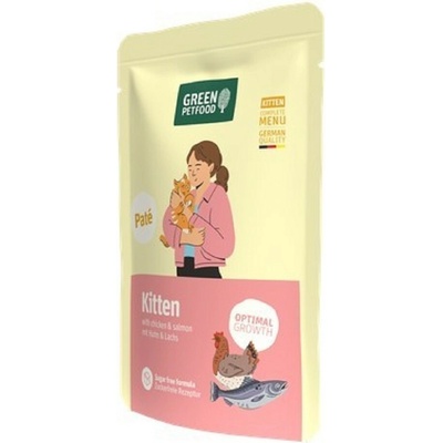 Green Petfood GPF kapsička Paté Kitten with Chicken&Salmon 85 g