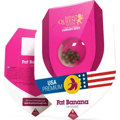 Royal Queen Seeds Fat Banana semienka neobsahujú THC 5 ks