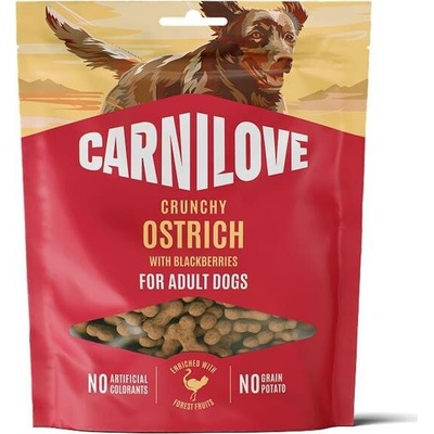 VAFO Praha s.r.o. CARNILOVE Dog CRUNCHY Snack Ostrich with Blackberries 200 g – Hledejceny.cz