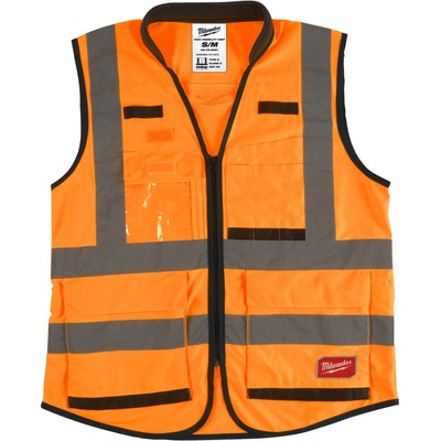 Milwaukee reflexná vesta PREMIUM Hi VISIBLE oranžová