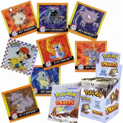 Set samolepek pokémon