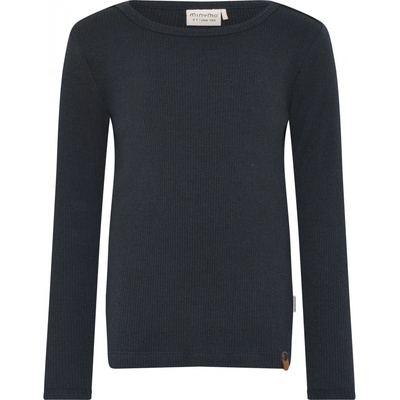 Minymo žebrované tričko Collegiate blue
