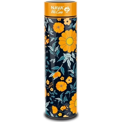 Nava termoska s LED teploměrem a sítkem 500 ml oranžová Řecko