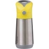 b.box Termoska na pití s brčkem 350 ml šedá / žlutá