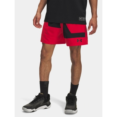 Under Armour Zone 7in Wvn Short Grphc Man Red