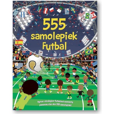 555 samolepiek futbal