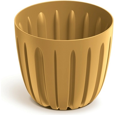 Prosperplast Plastový květináč WARIOS hořčicový, 13,8 cm