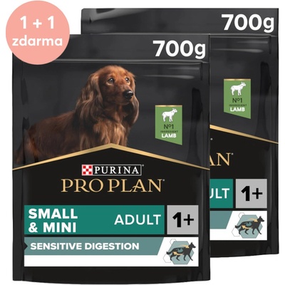 Pro Plan Small & Mini Adult Sensitive Digestion jehně 2 x 0,7 kg