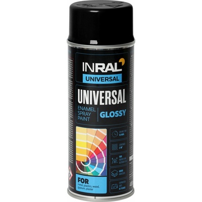 TEGRA INRAL univerzálny email v spreji 400 ml – čierna (RAL 9005)