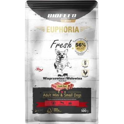 Biofeed Euphoria Fresh Adult Pork and beef XS/S 0,5 kg