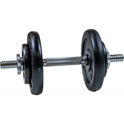 Acra Jednoruční Činka 14 kg litina (2 x 1,25 kg + 2 x 5 kg + osa 25 mm)