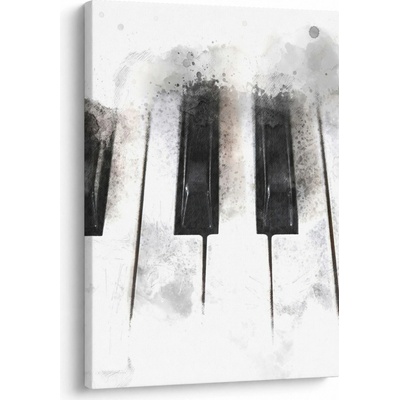 Obraz - Piano, aquarel, jednodílný 50x70 cm