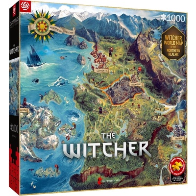 Good Loot Gaming The Witcher The Northern Realms Map 1000