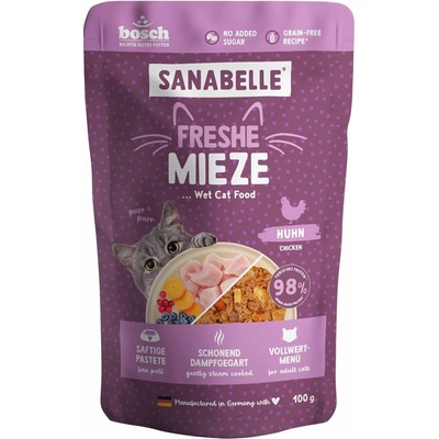 Sanabelle Freshe Mieze Kuře 10 x 100 g