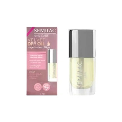 Semilac Nail Care Velvet Dry Oil suchý olej na nehty a nehtovou kůžičku 7 ml