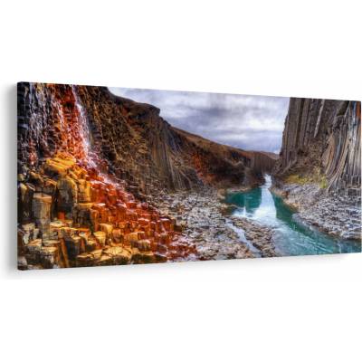 Obraz - kaňon Studlagil, jednodielne 200x100 cm
