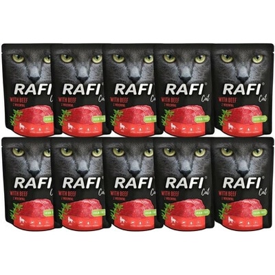 DOLINA NOTECI Rafi Cat s hovädzím mäsom 10x300 g