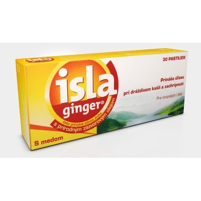 Isla Ginger bylinné pastilky 30 tablet – Hledejceny.cz