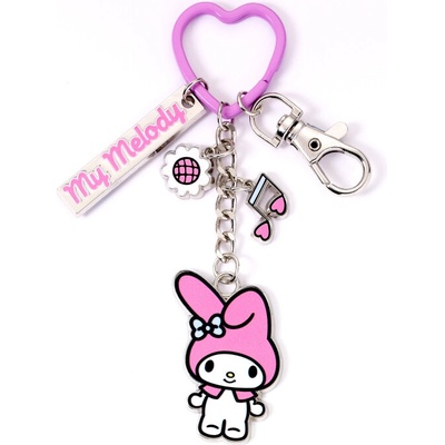 Prívesok na kľúče Hello Kitty My Melody s přívěsky