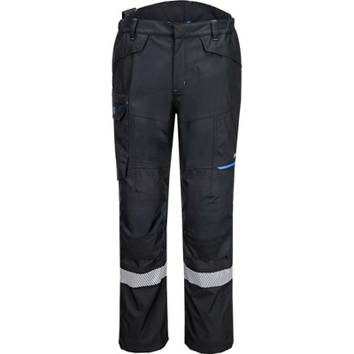 Portwest FR456 WX3 Modaflame Rain+ FR Shell nohavice do pasu čierna