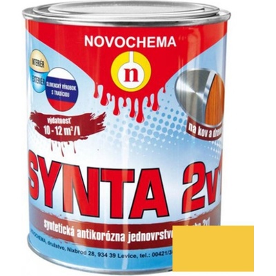 Synta 2v1 Jednovrstvová antikorózna farba 5 kg žltá