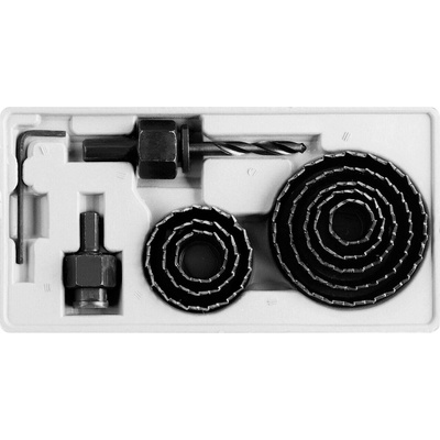 Sada vykružovacích koruniek 19–64 mm, 11-dielna