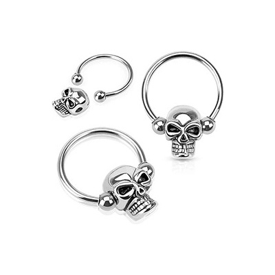 Piercingate piercing kroužek lebka PKR00115