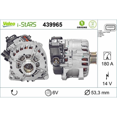Alternátor VALEO 439965