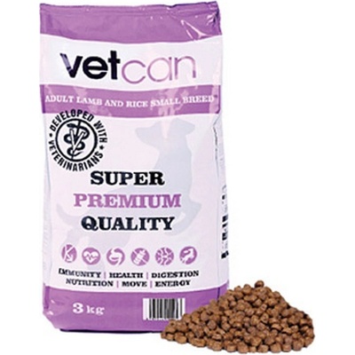 VETCAN lamb & rice small breed 3 kg