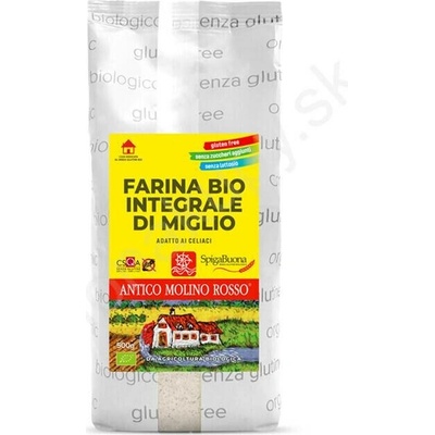SpigaBuona Pšenová mouka celozrnná mletá kamenem BIO 0,5 kg