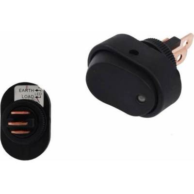 TNG Oválny vypínač ON-OFF 3PIN biely PP-WL-155
