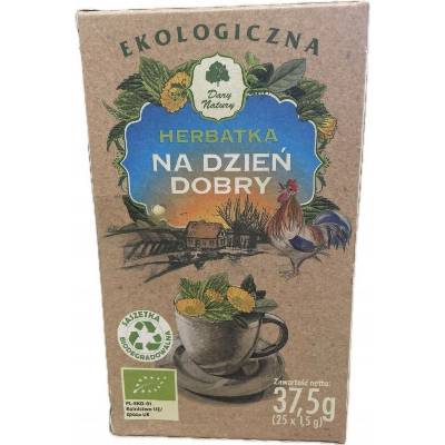 Dary Natury bylinkový čaj v nálevových vreckách Na dobré ráno 25 x 1,5 g